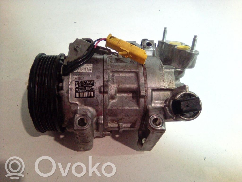 Peugeot 208 II Air conditioning (A/C) compressor (pump) 