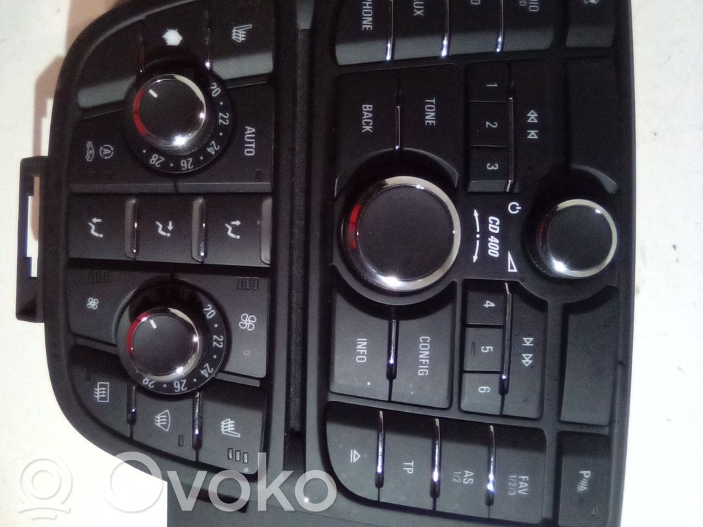 Opel Astra J Climate control unit 