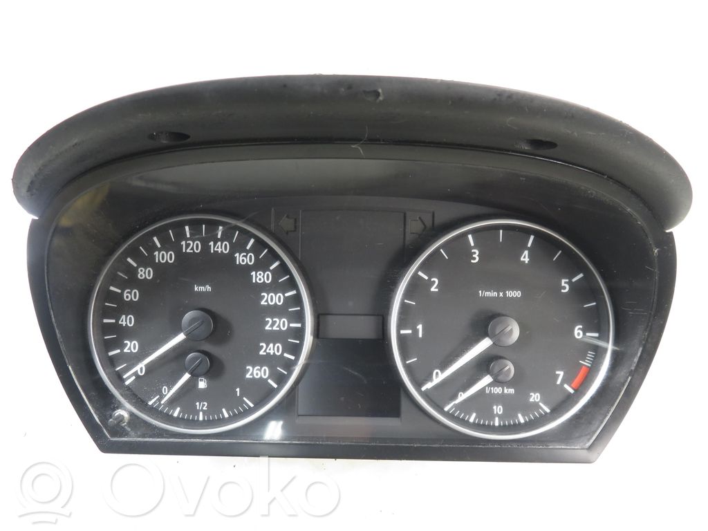 BMW 3 E90 E91 Speedometer (instrument cluster) 