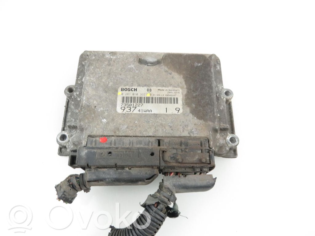 Engine control unit/module   73501227,0281010332,0281010332,73501227