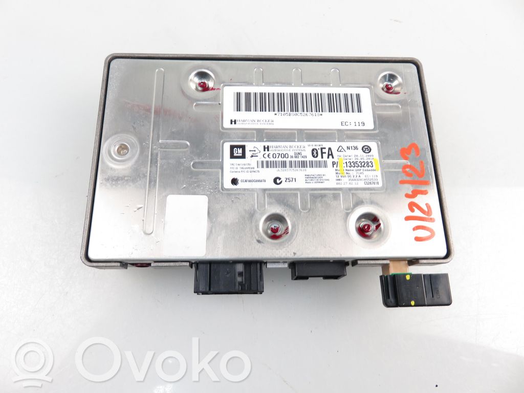 Bluetooth control unit module   13353283,13353283