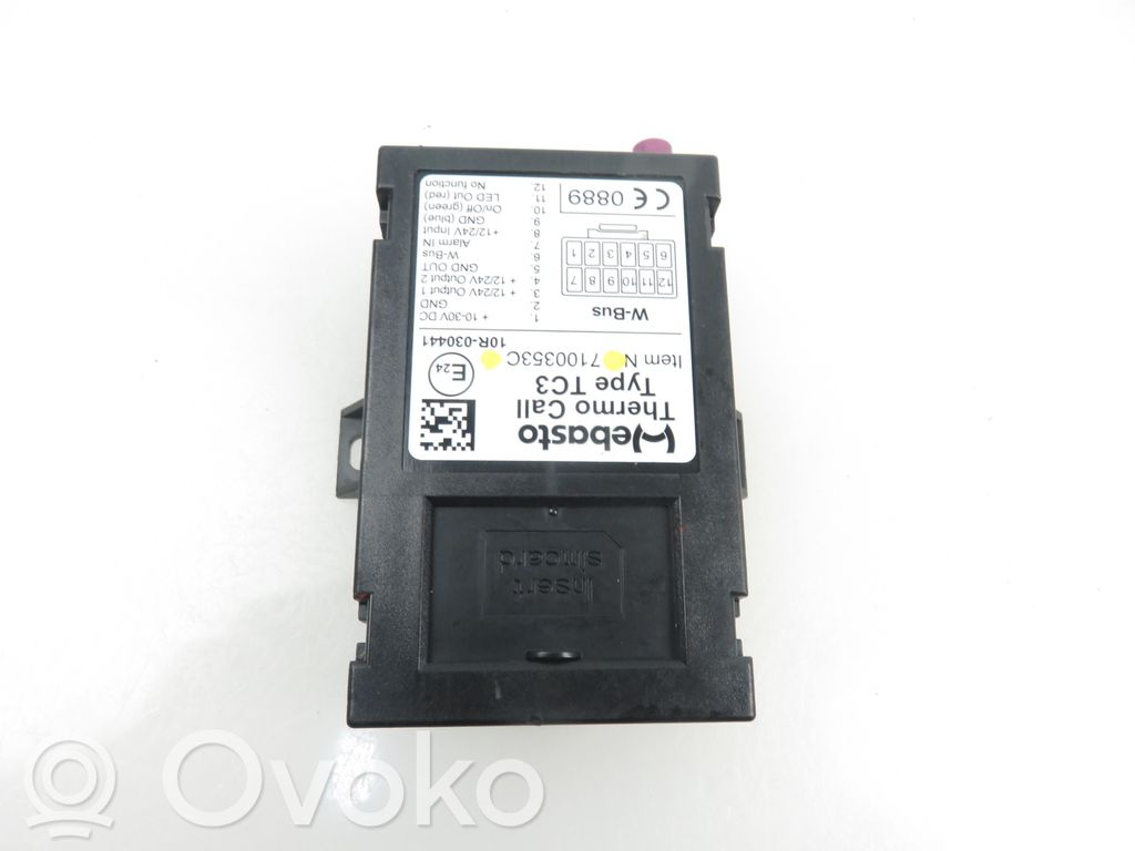 BMW 3 E90 E91 Auxiliary heating control unit/module 