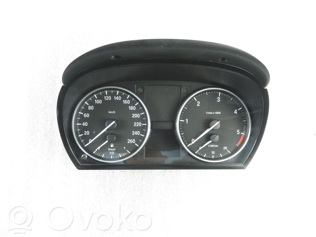 BMW 3 E90 E91 Speedometer (instrument cluster) 
