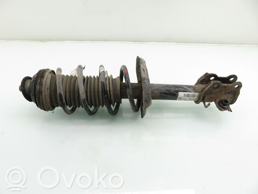 Front shock absorber with coil spring