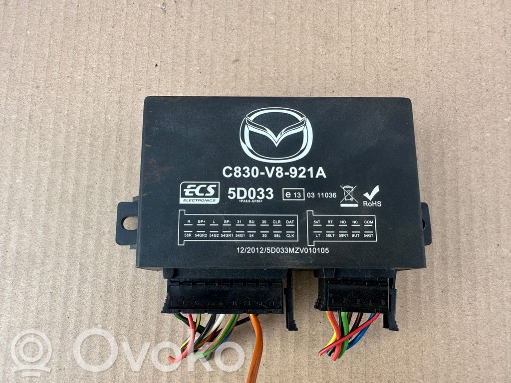 Other control units/modules   C830V8921A,5D033