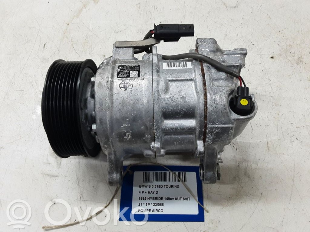 BMW 3 G20 G21 Kompresor / Sprężarka klimatyzacji A/C 
