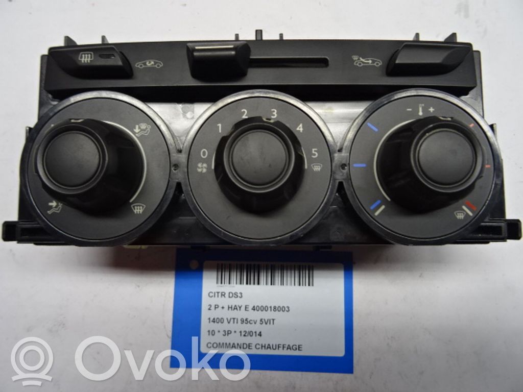 Citroen DS3 Climate control unit 