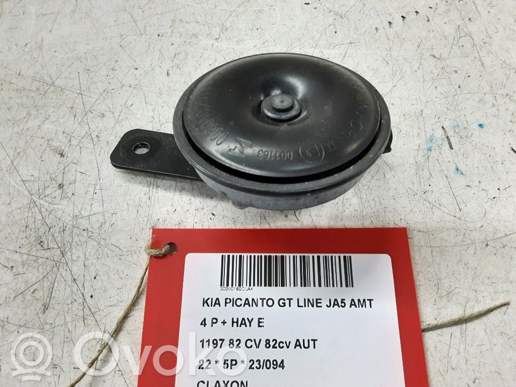 KIA Picanto Señal acústica 
