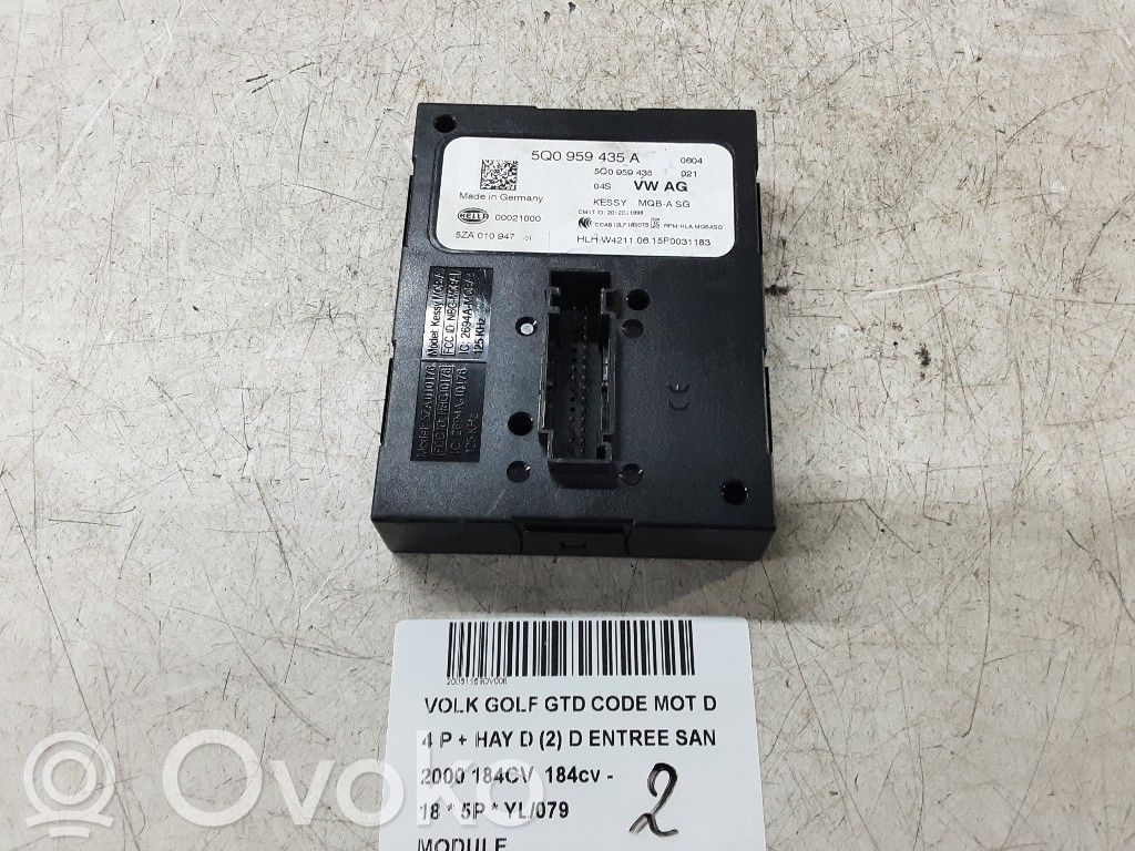 Autres unités de commande / modules   5Q0959435A,5Q0959435A