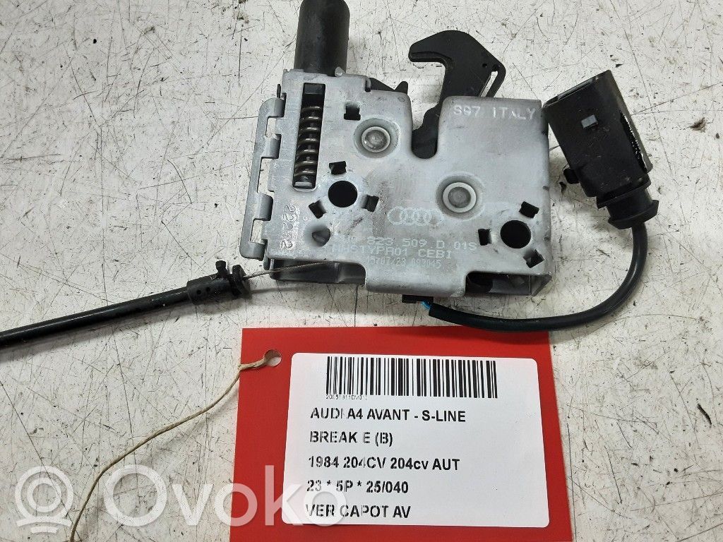 Audi A4 S4 B9 Serrure de capot 