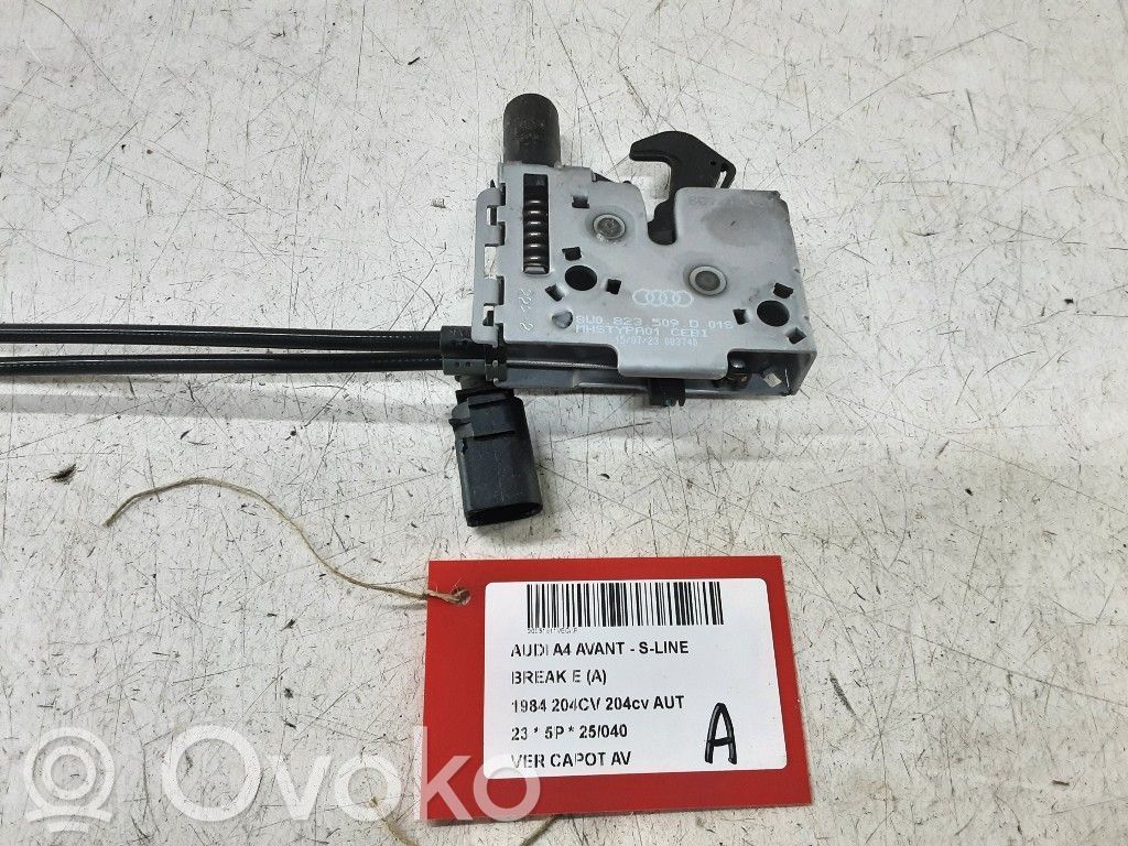 Audi A4 S4 B9 Serrure de capot 