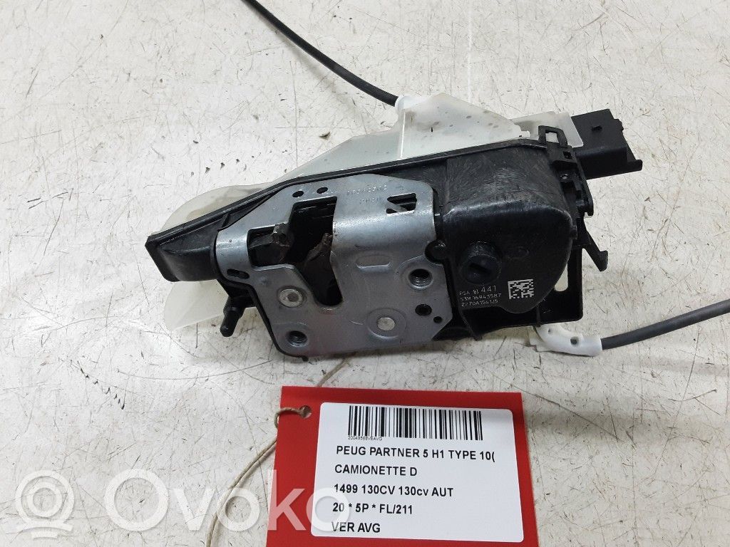 Peugeot Partner III Serratura portiera anteriore 