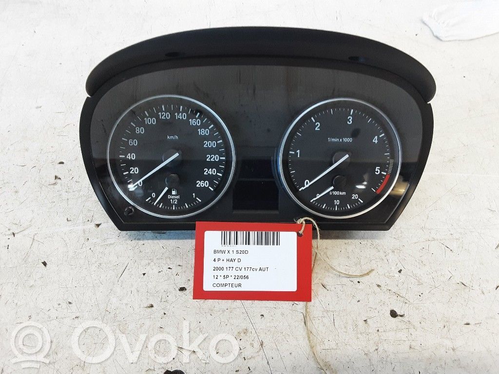 BMW X1 E84 Geschwindigkeitsmesser Cockpit 