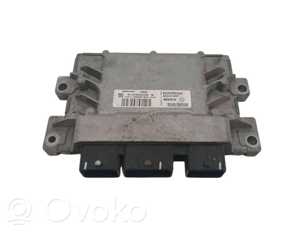 Unidad de control/módulo de la inyección   8200522357,8200789222,8200789222