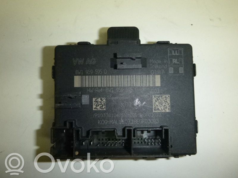 Audi A3 S3 8V Centralina/modulo chiusura centralizzata portiere