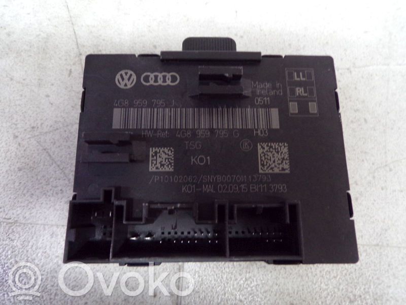 Unité de commande / module de verrouillage centralisé porte   4G8959795G,4G8959795G