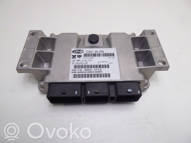 Unidad de control/módulo del motor   9662982980,9662982980