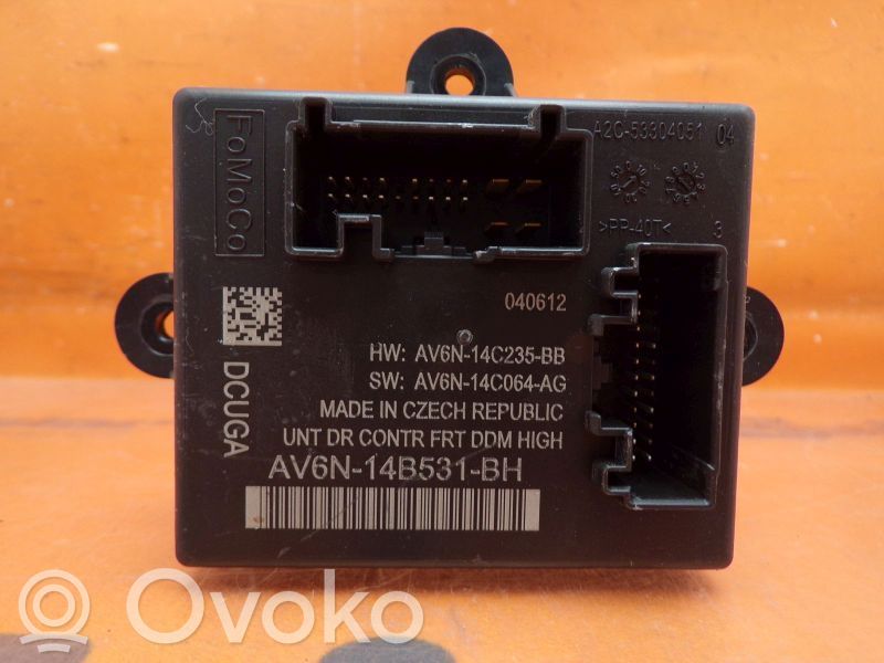 Unité de commande / module de verrouillage centralisé porte   AV6N14B531BH,AV6N14B531BH