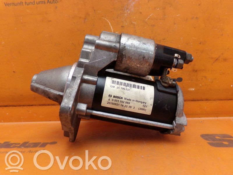 Motor de arranque   25196021,0001192069,0001192069,25196021