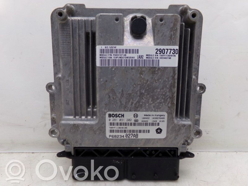 Moottorin ohjainlaite/moduuli   68234027AB,68234027AB