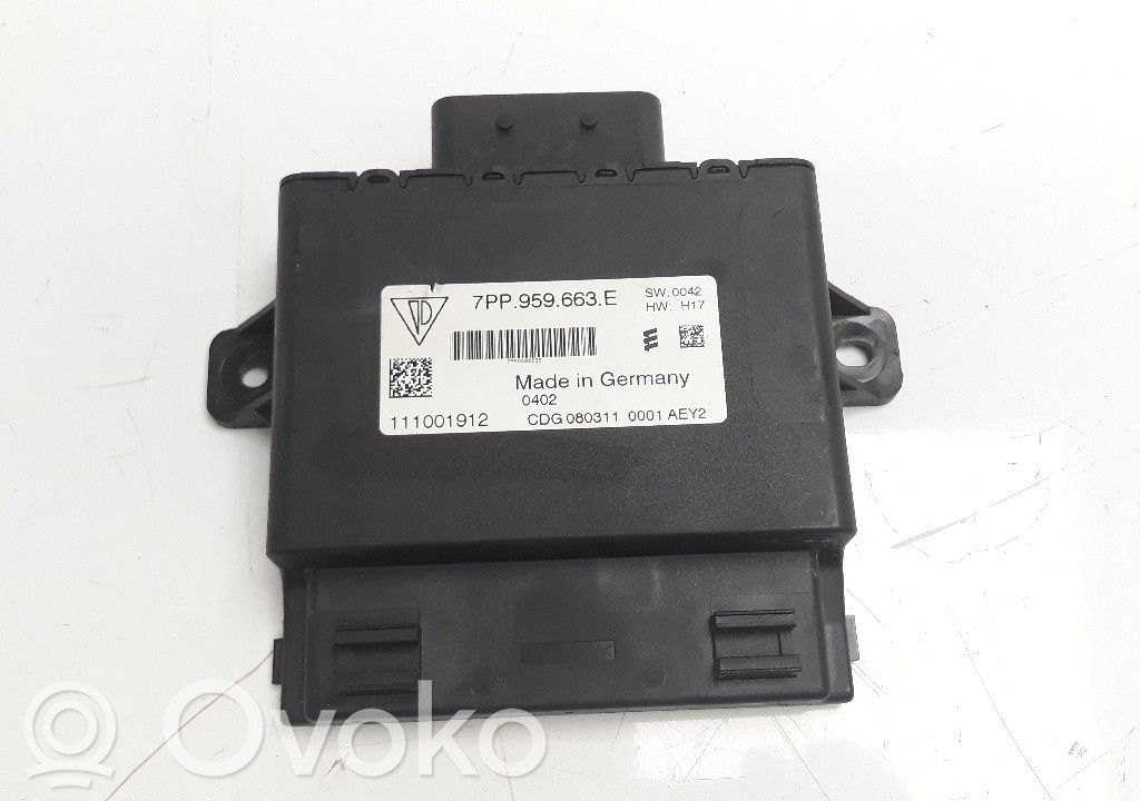 Interruttore a pulsante start e stop motore   7PP959663E,7PP959663E