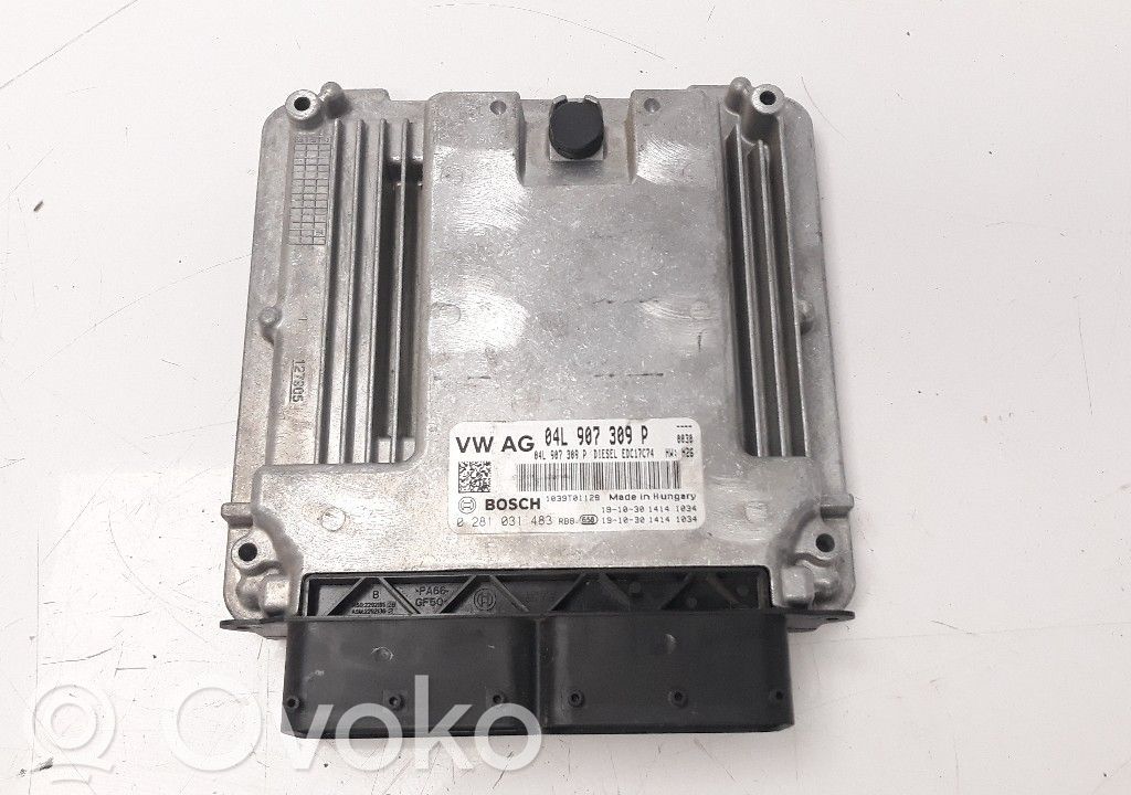 Sterownik / Moduł ECU   04L907309P,04L907309P,0281031483