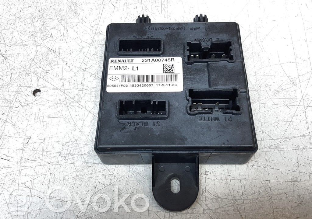 Muut ohjainlaitteet/moduulit   231A00745R
