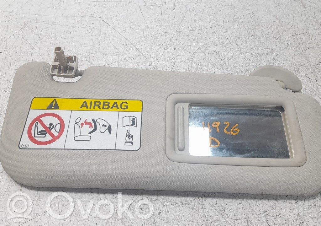 Toyota Corolla E160 E170 Sun visor 