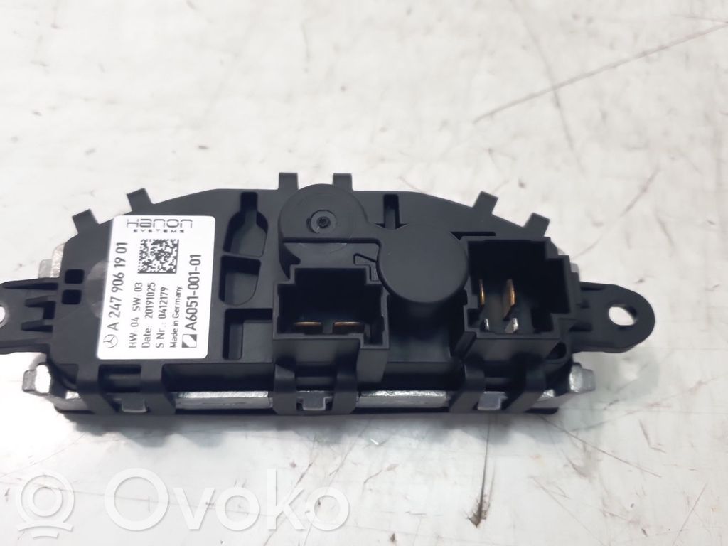 Mercedes-Benz CLA C118 X118 Motor aerotermă/rezistor ventilator 