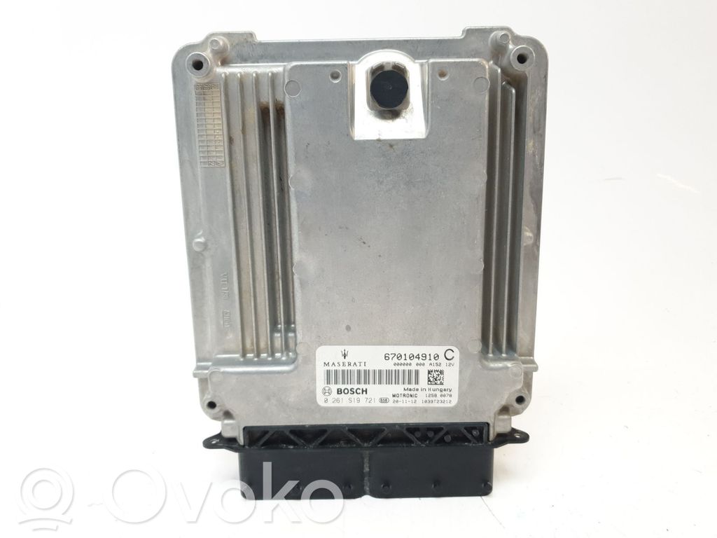 Unidad de control/módulo del motor   670104910,670104910,0261S19721