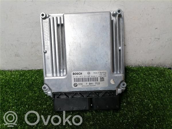 BMW 5 E60 E61 Unité de commande, module ECU de moteur 