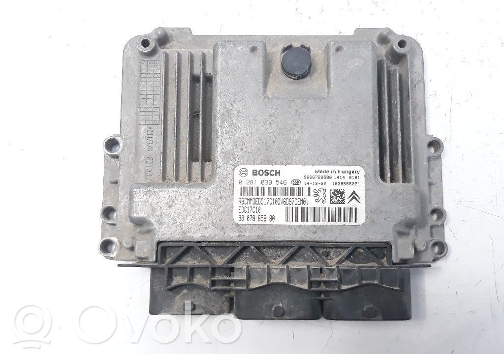 Engine control unit/module   9807885980,0281030546