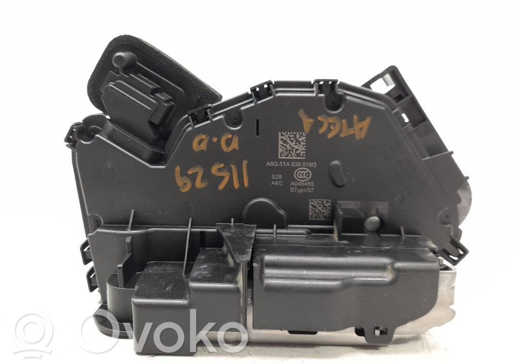 Serrure   5TB837016E,A6Q5TA839016Q