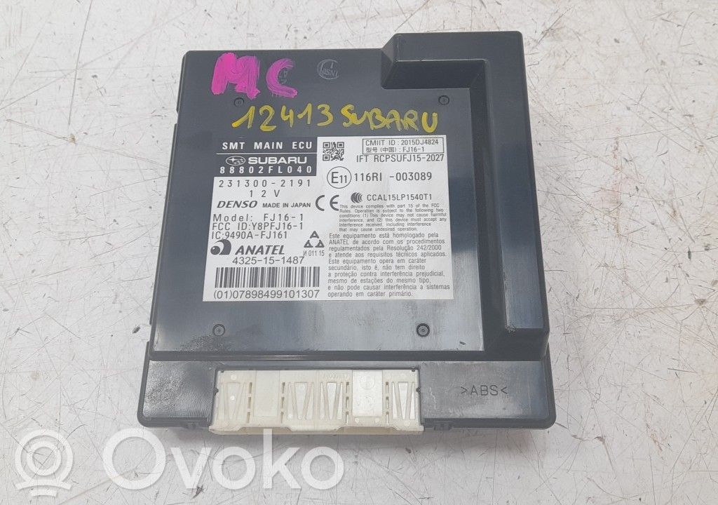 Subaru XV Autres unités de commande / modules 