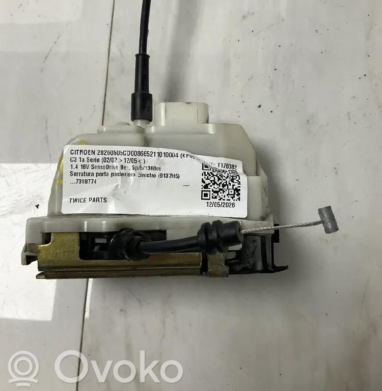 Citroen C3 Aizmugurē slēdzene 