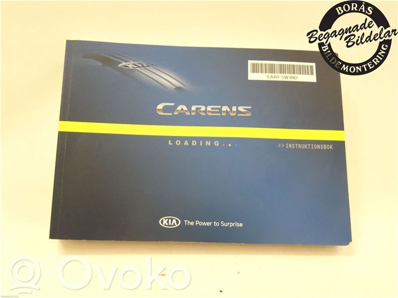 KIA Carens III Käyttöopas 