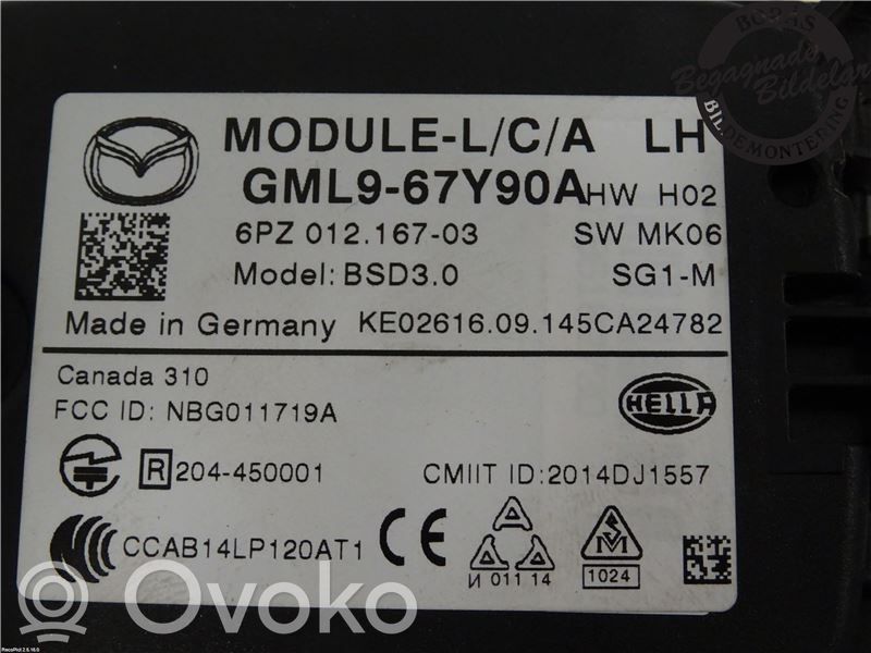 Mazda 6 Otras unidades de control/módulos 