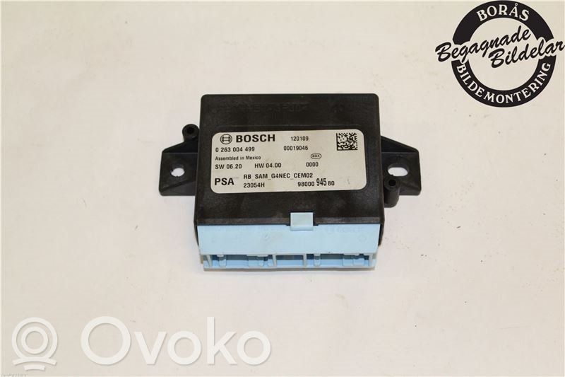 Other control units/modules   1608037180,0263004499,9800094580
