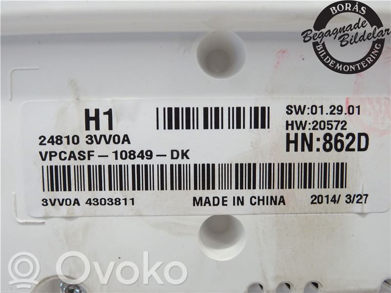 Nissan Note (E12) Vitezometru (grup de instrumente) 