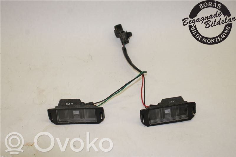 KIA Picanto Éclairage de plaque d'immatriculation 