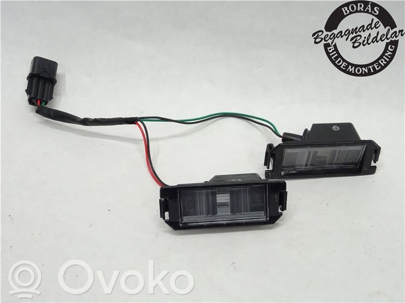 KIA Picanto Éclairage de plaque d'immatriculation 