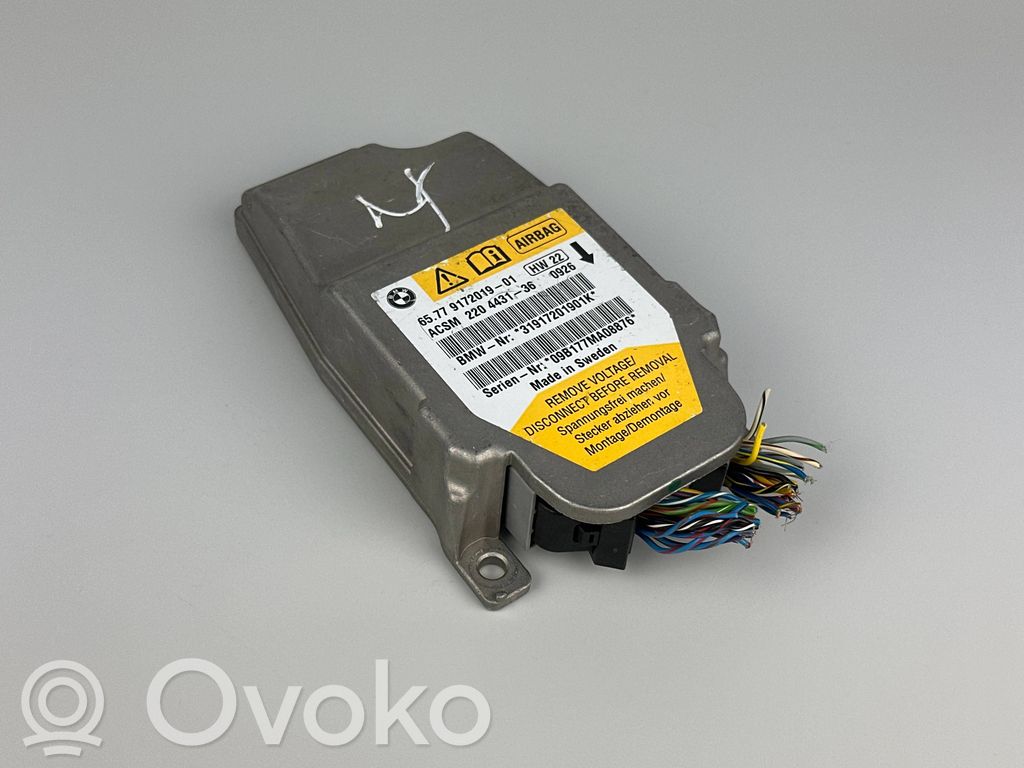 Airbag control unit/module   9172019,31917201901K