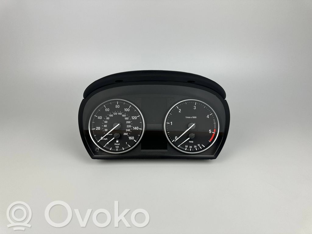 BMW 3 E90 E91 Speedometer (instrument cluster) 