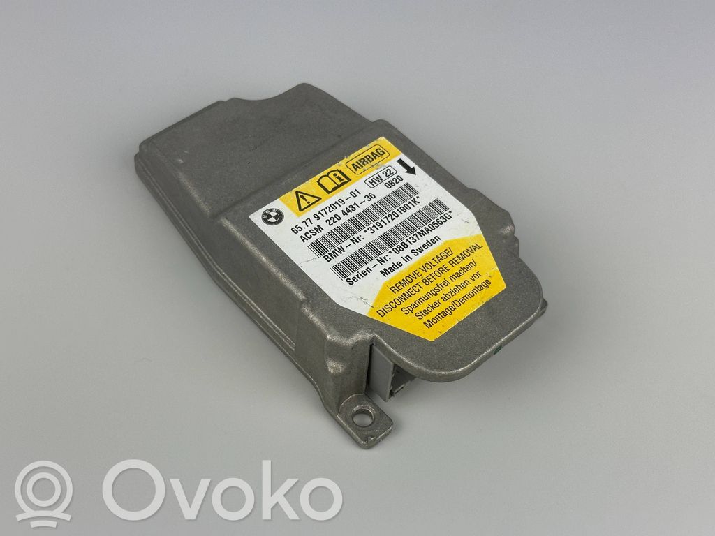Turvatyynyn ohjainlaite/moduuli   9172019,65779172019,220443136,31917201901K