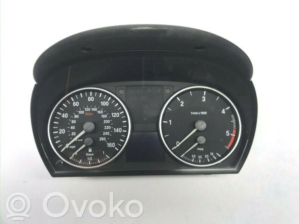BMW 3 E90 E91 Speedometer (instrument cluster) 