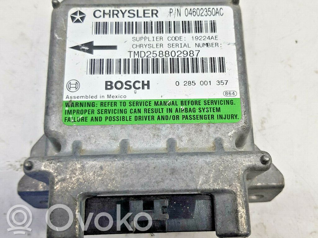 Chrysler 300M Airbag control unit/module 