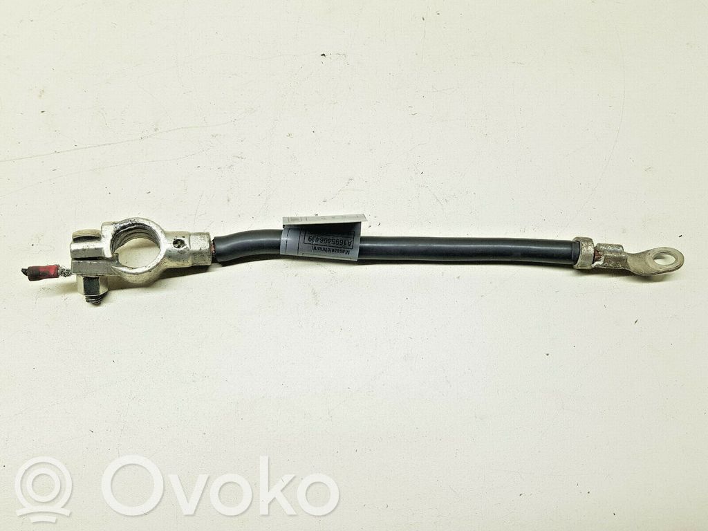 Mercedes-Benz A W169 Minus / Klema / Przewód akumulatora 