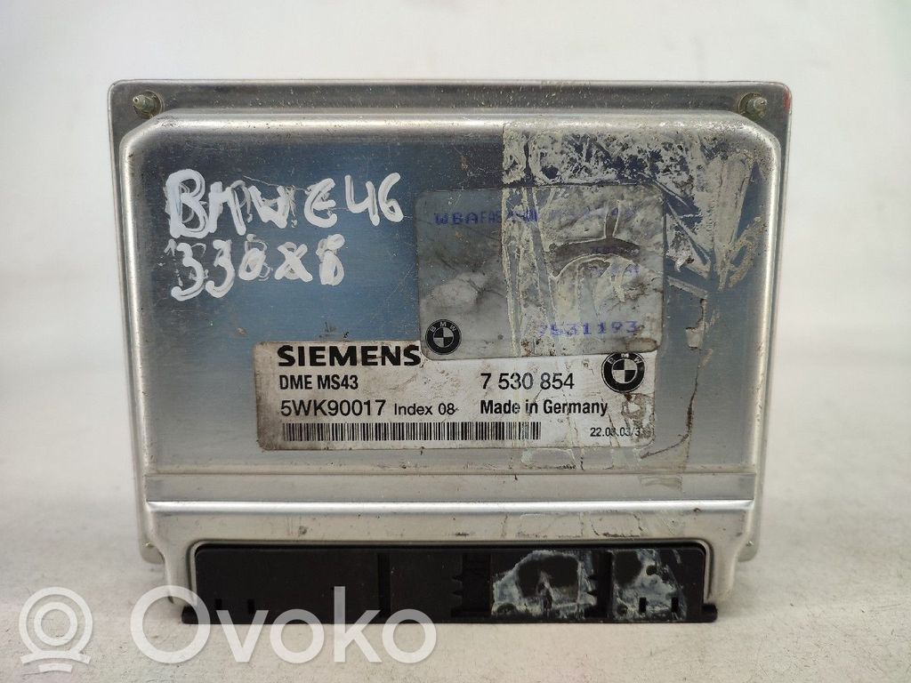 Sterownik / Moduł ECU   7530854,5WK90017,DMEMS43