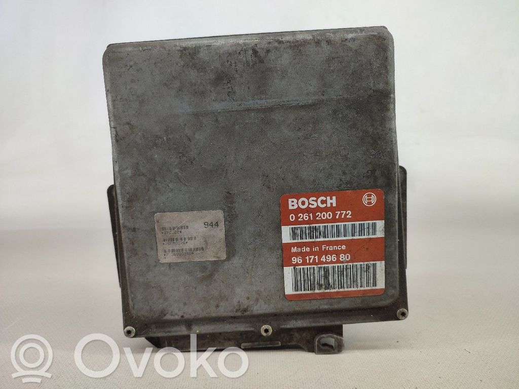 Engine control unit/module   0261200772,9617149680