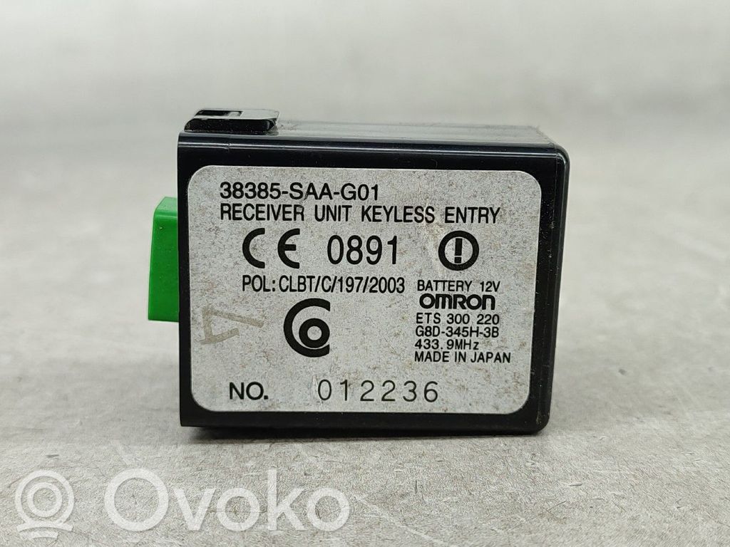 Ignition-blocking relay   38385SAAG01,G8D345H3B